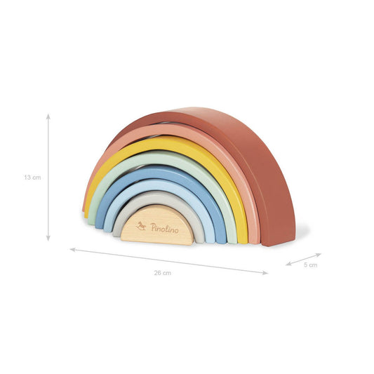 Houten regenboog